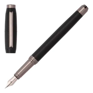 HUGO BOSS HSW2632A-Fountain pen Cone Black