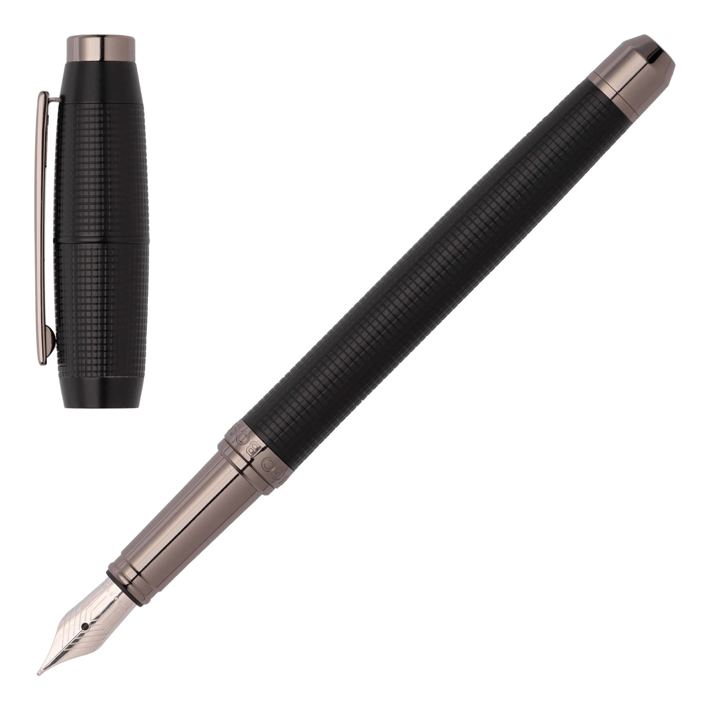 HUGO BOSS HSW2632A-Fountain pen Cone Black