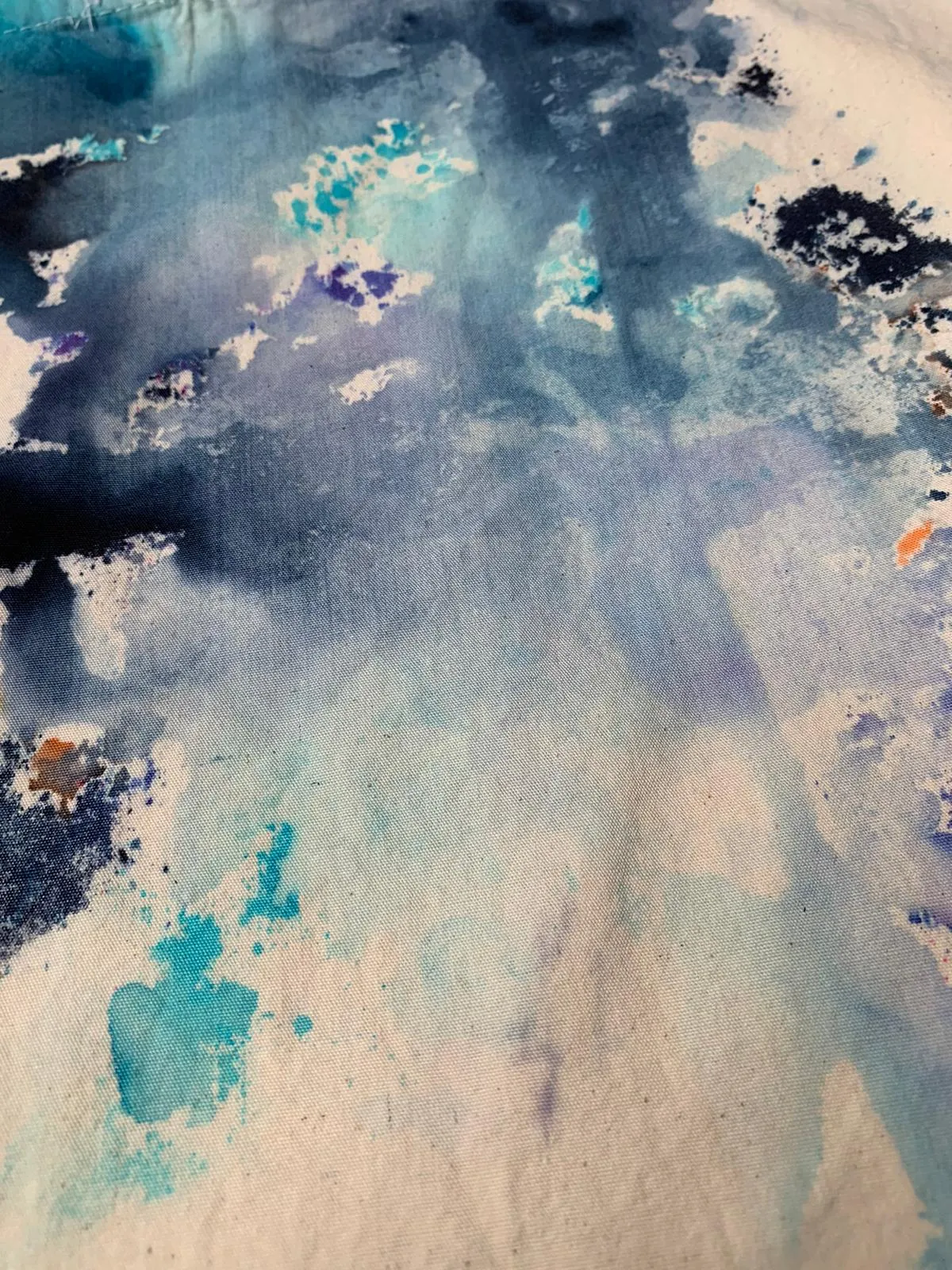Ice Dyed Tote Bag