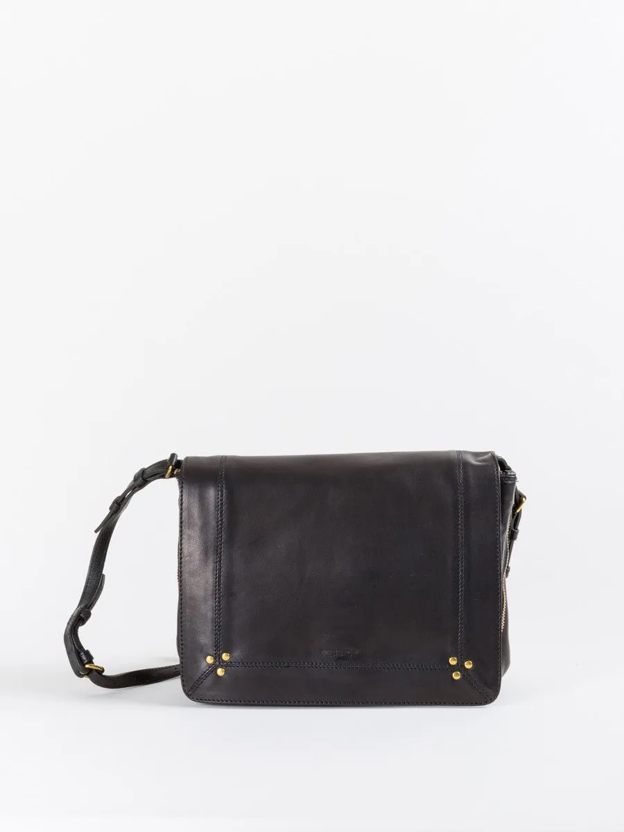 igor shoulder bag - black