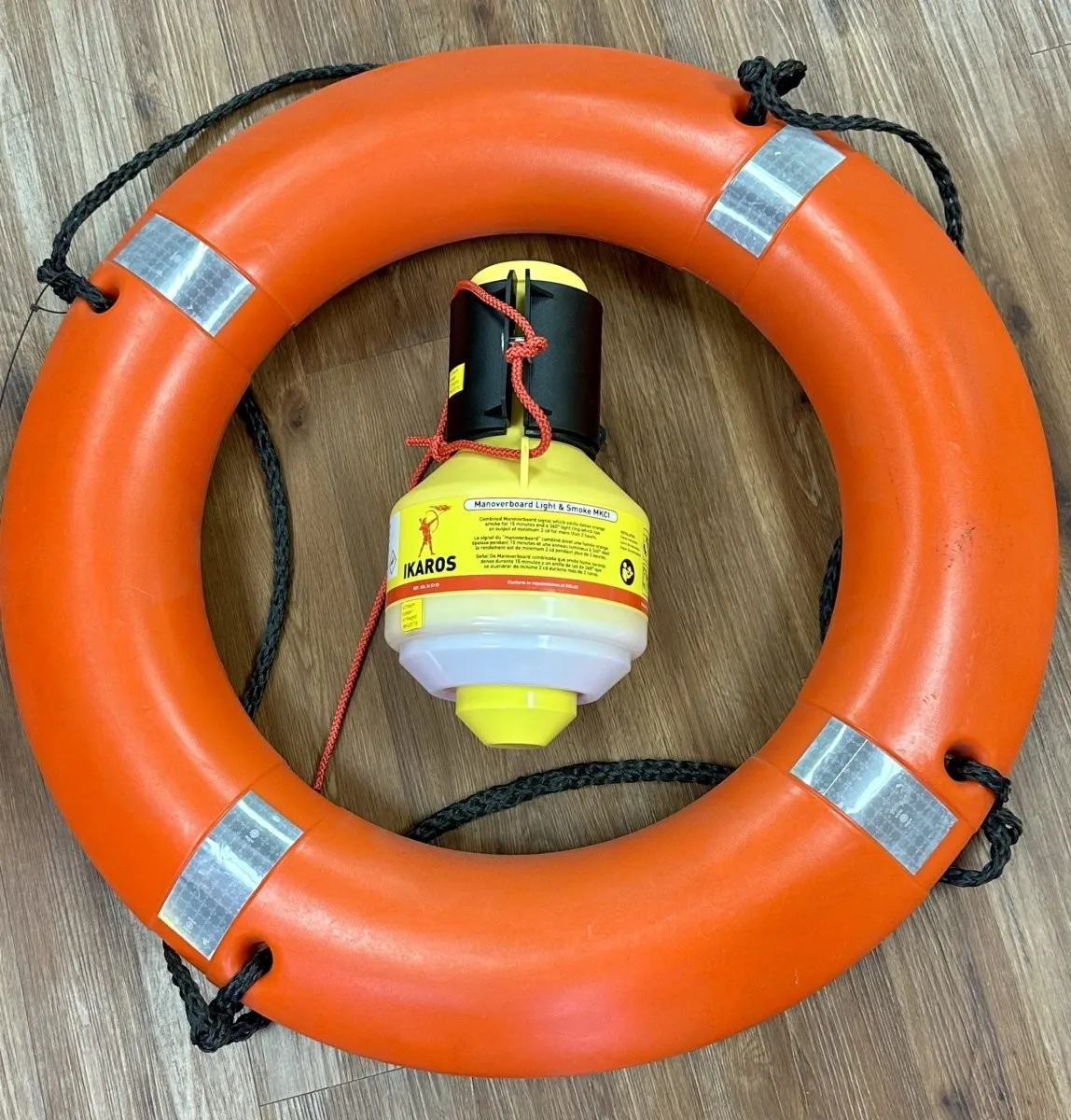 IKAROS Manoverboard (MOB) Ring Buoy Light W/Bracket