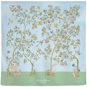 In Bloom Blue Swaddle by Atelier Choux