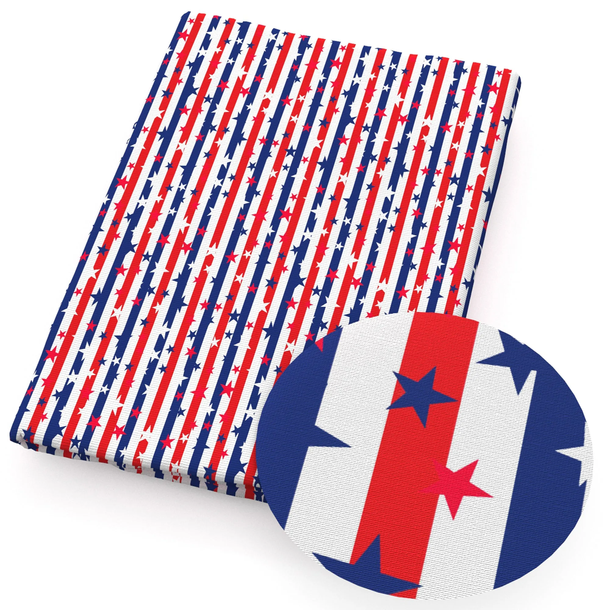 Independence Day (4 of july) Theme Printed Fabric