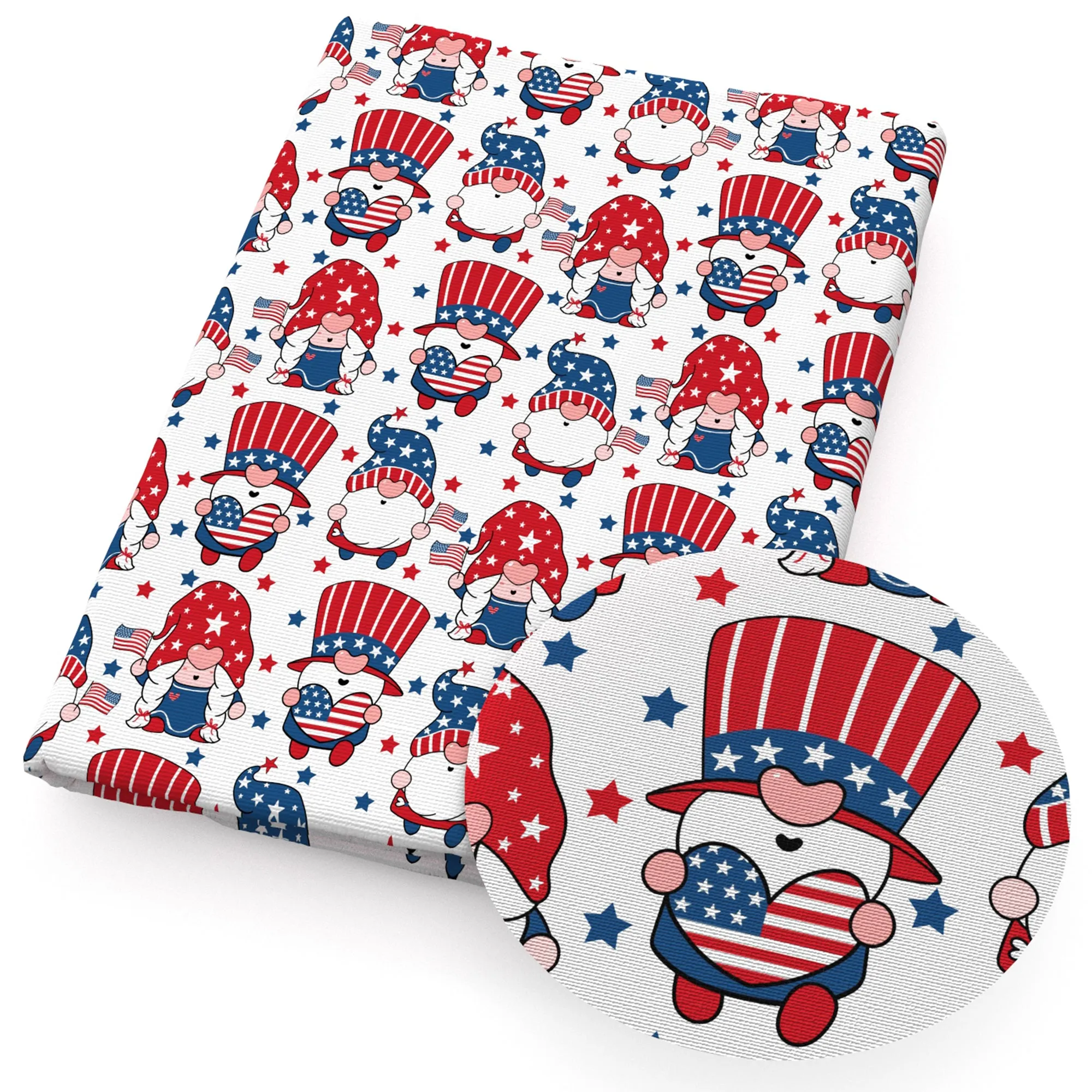 Independence Day (4 of july) Theme Printed Fabric