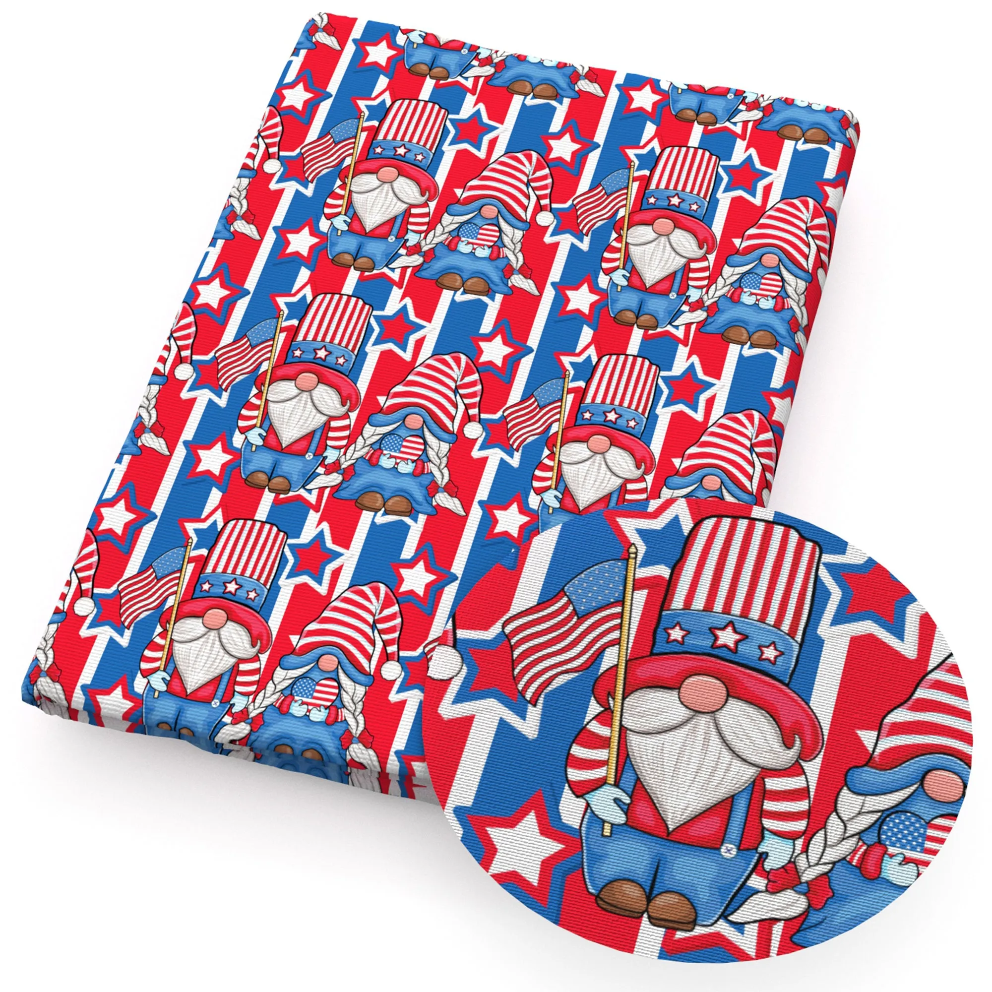 Independence Day (4 of july) Theme Printed Fabric