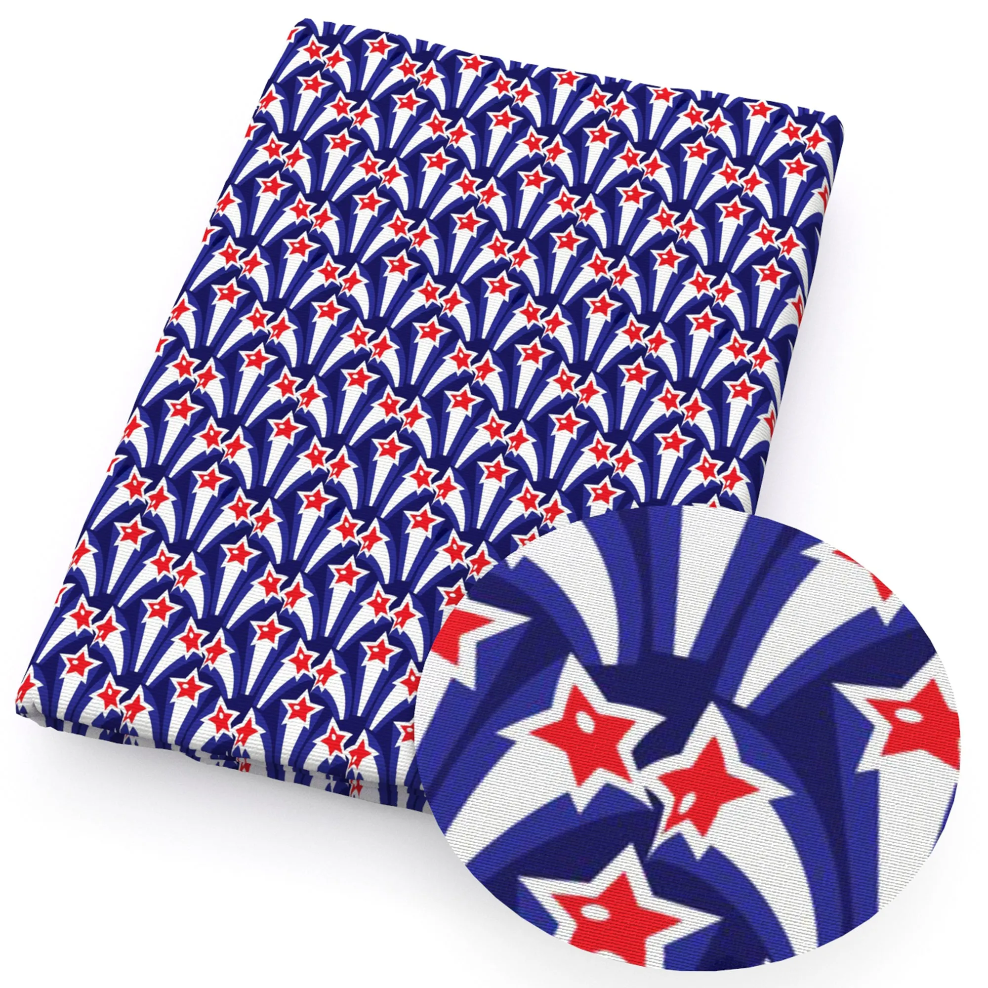 Independence Day (4 of july) Theme Printed Fabric