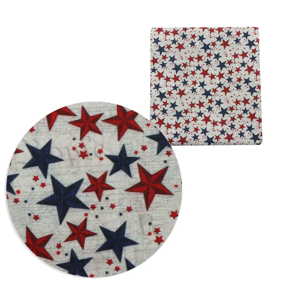 Independence Day (4 of july) Theme Printed Fabric
