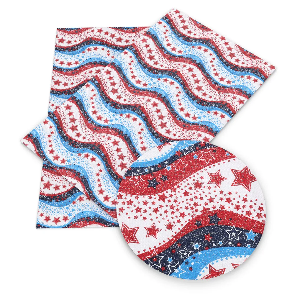 Independence Day (4 of july) Theme Printed Fabric