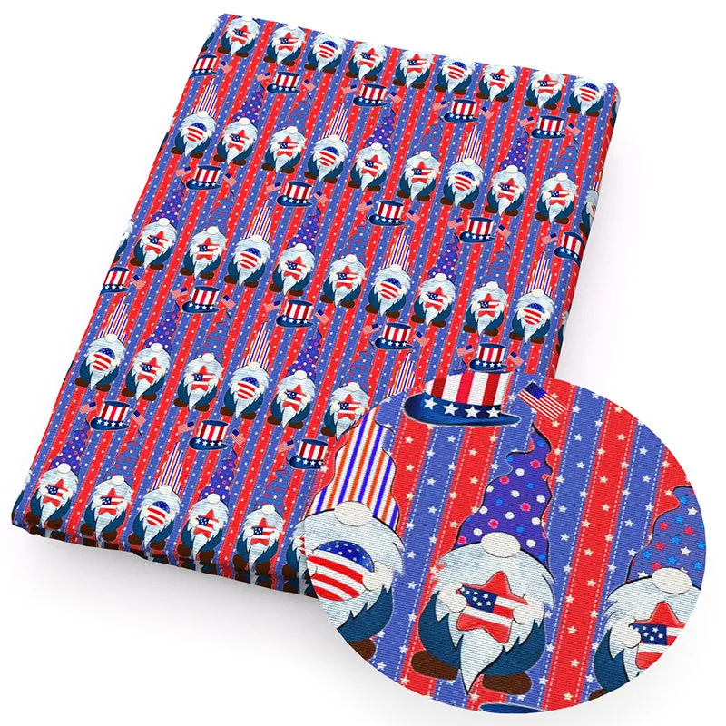 Independence Day (4 of july) Theme Printed Fabric