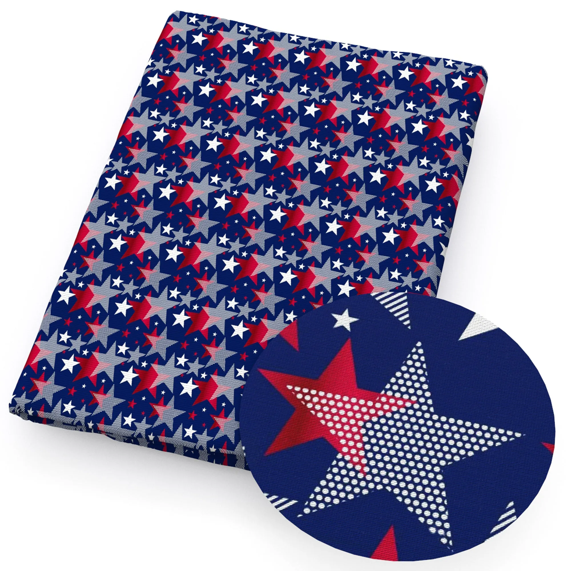 Independence Day (4 of july) Theme Printed Fabric