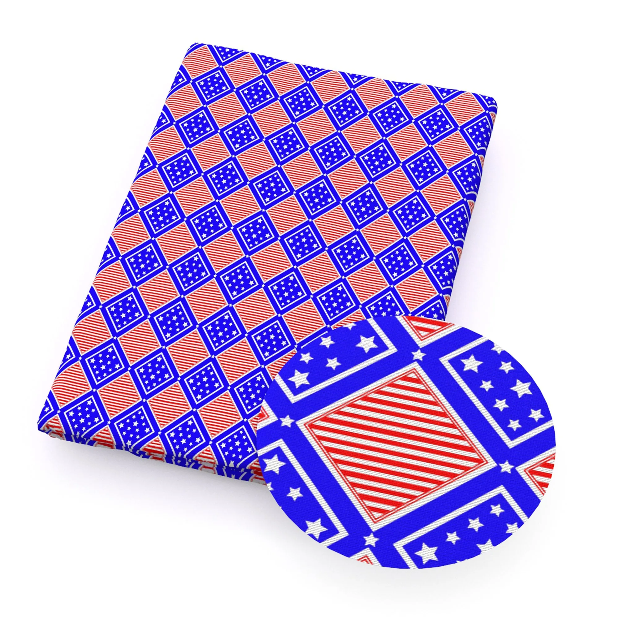 Independence Day (4 of july) Theme Printed Fabric