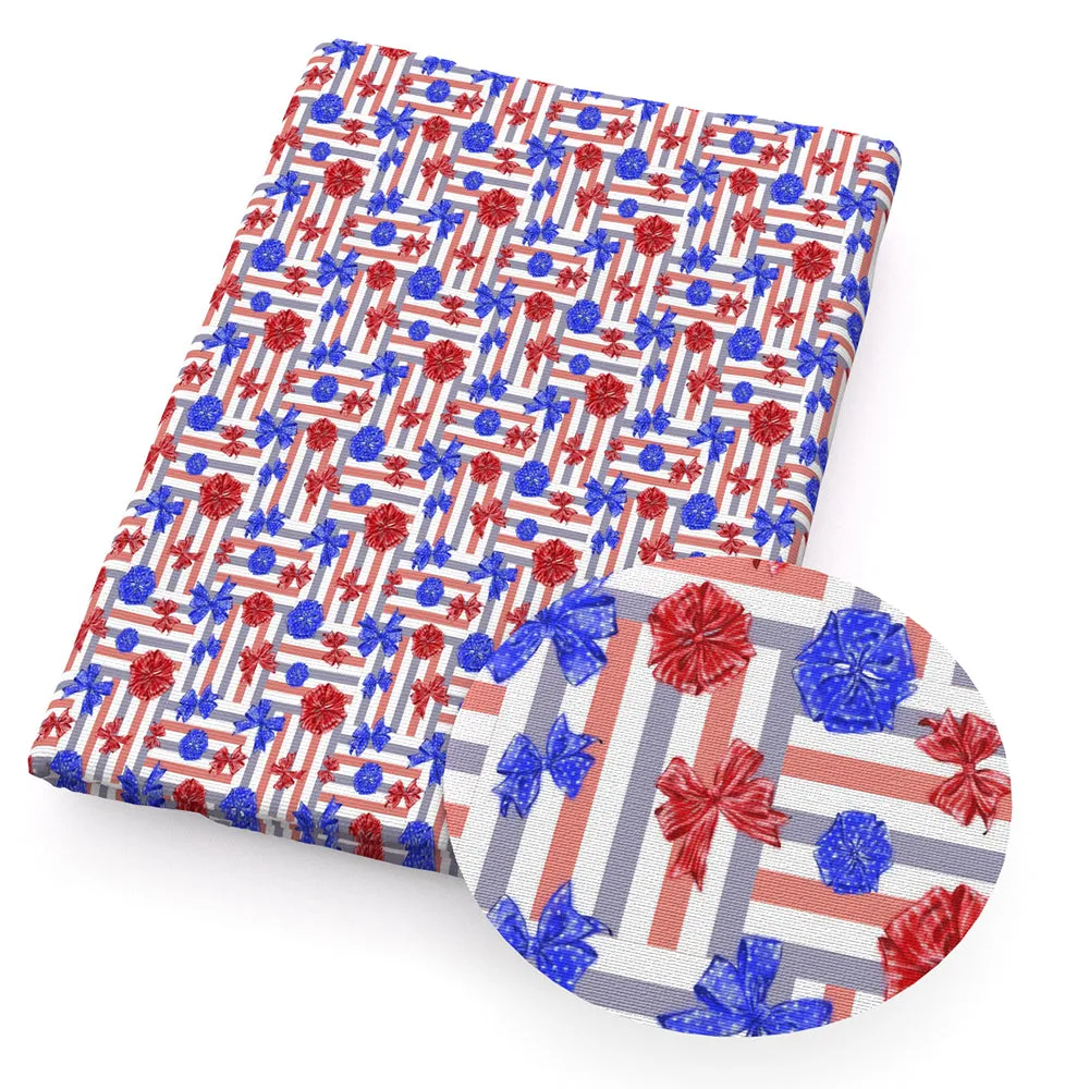 Independence Day (4 of july) Theme Printed Fabric