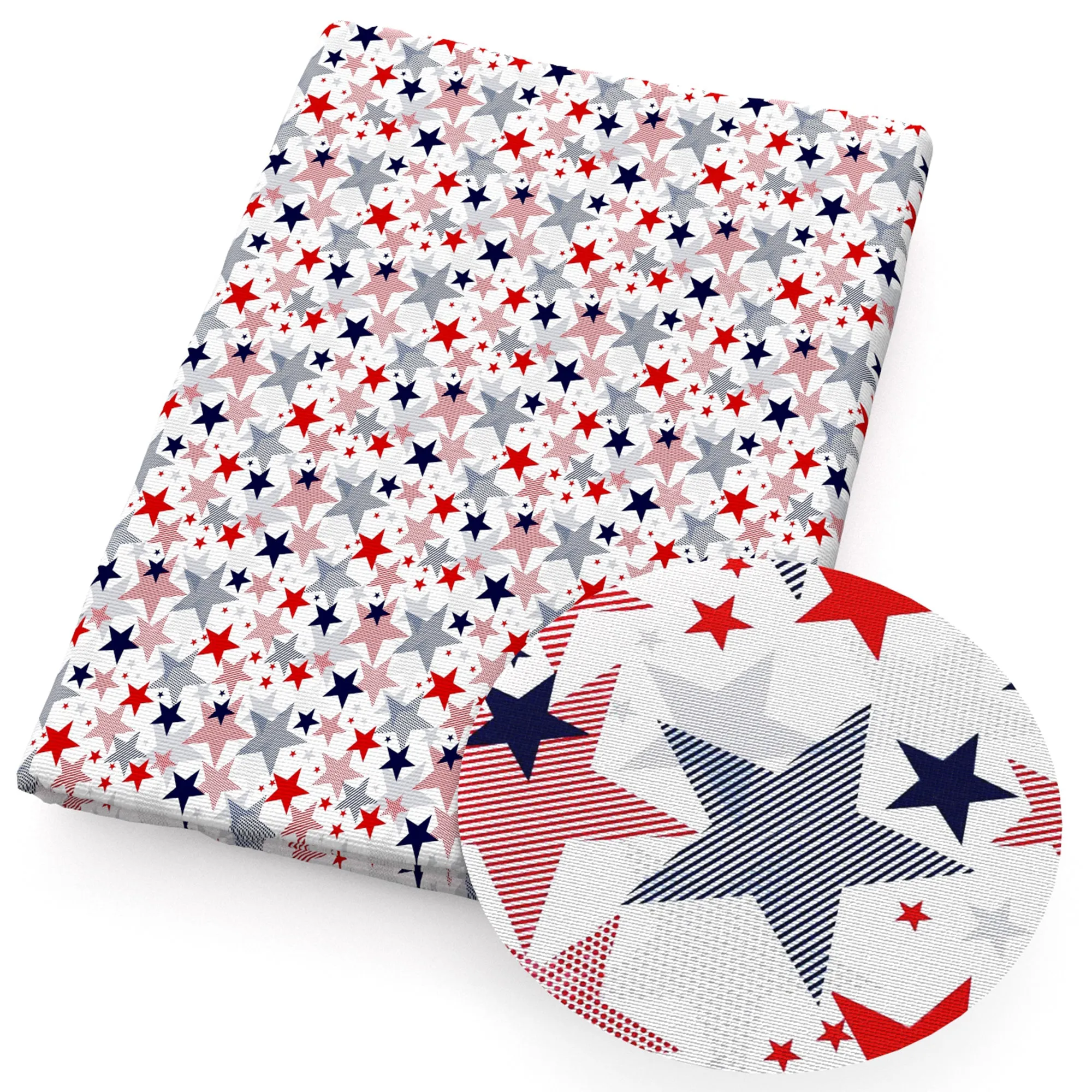 Independence Day (4 of july) Theme Printed Fabric
