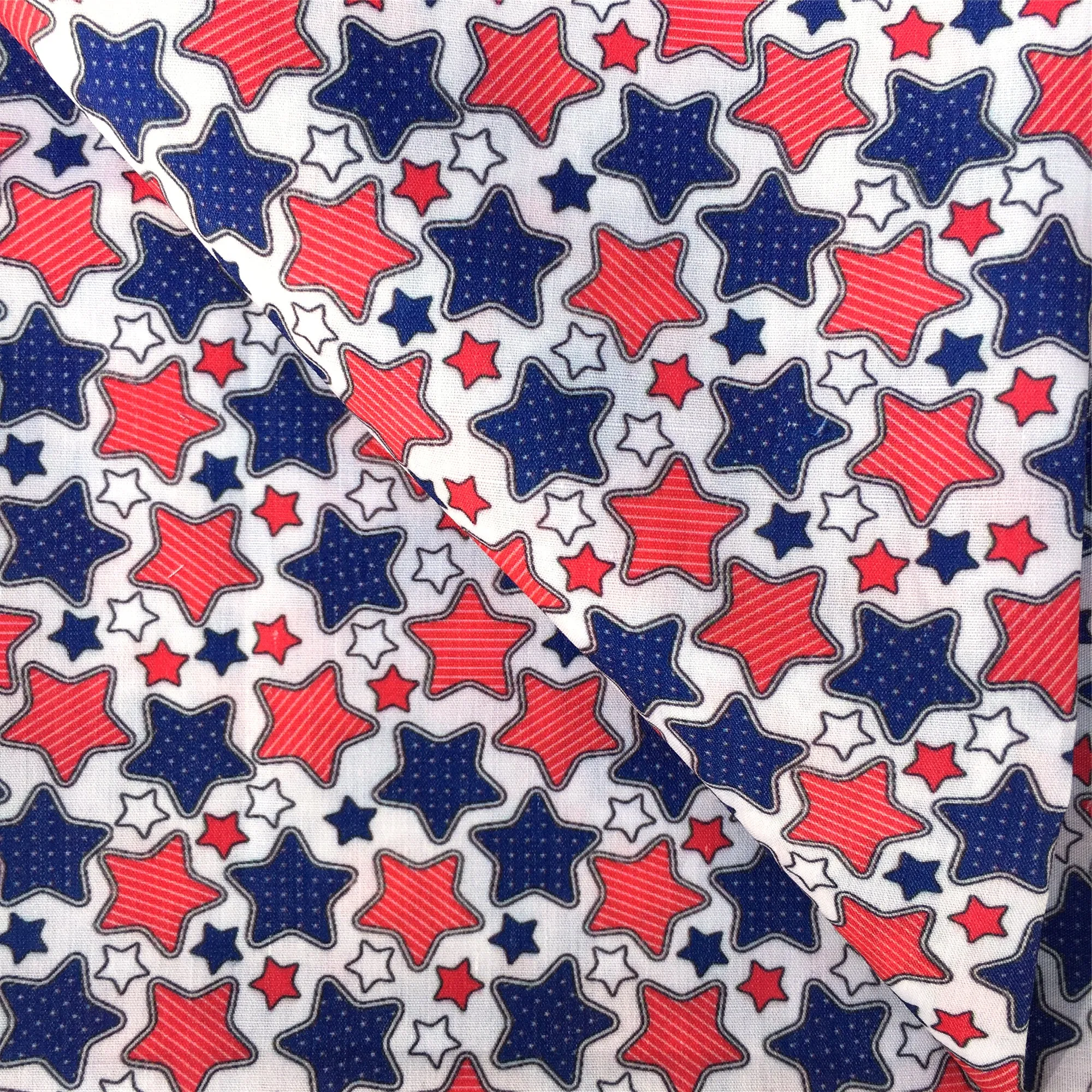Independence Day (4 of july) Theme Printed Fabric