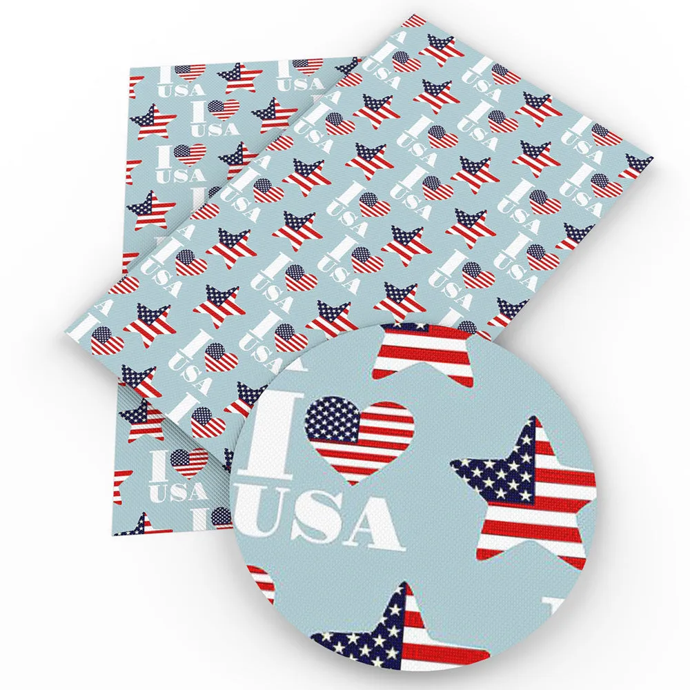 Independence Day (4 of july) Theme Printed Fabric