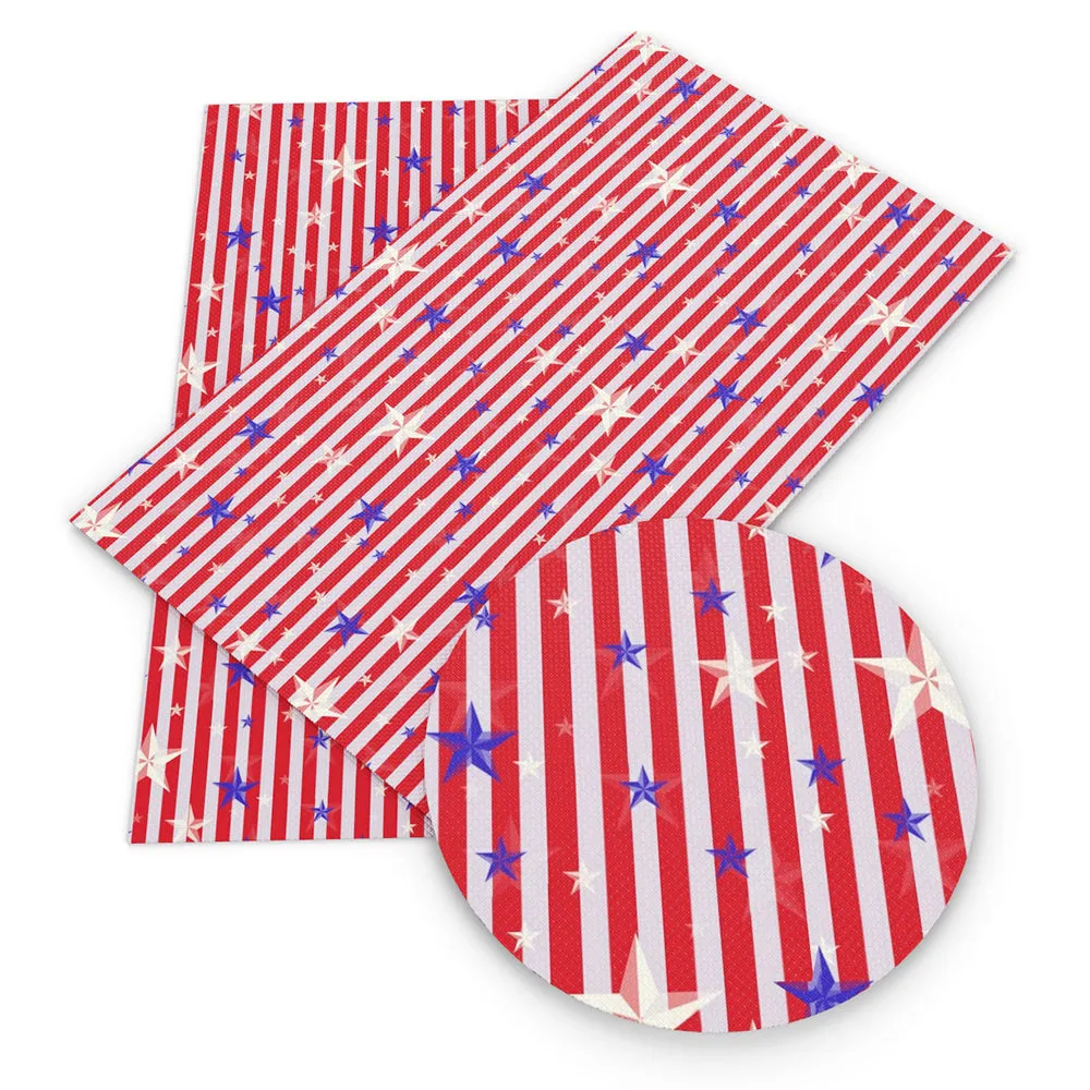 Independence Day (4 of july) Theme Printed Fabric