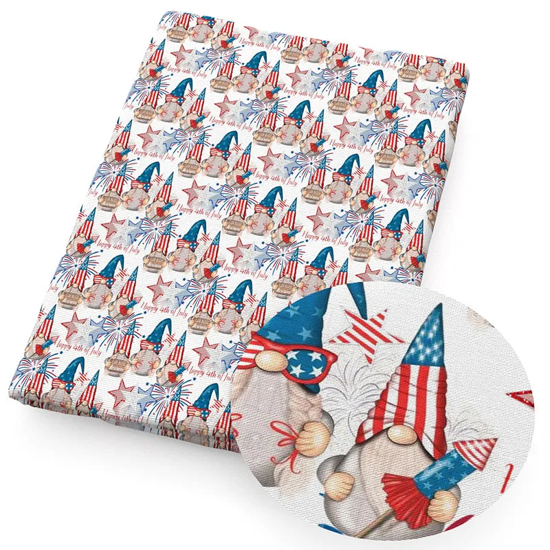 Independence Day (4 of july) Theme Printed Fabric