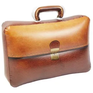 Inflatable Briefcase, Brown