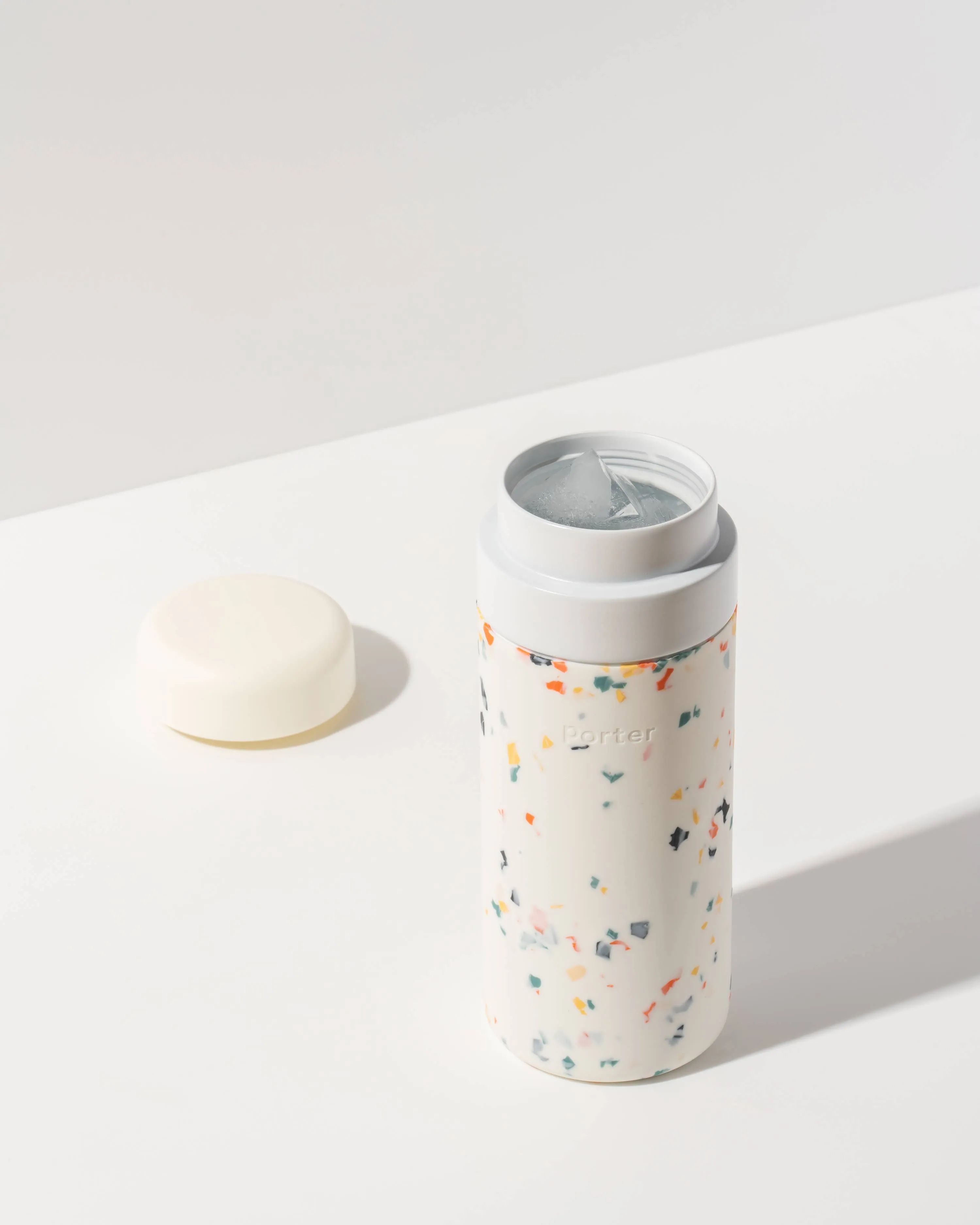 Insulated Ceramic Stainless Steel Coffee & Drink Bottle: Lavender / 16 oz