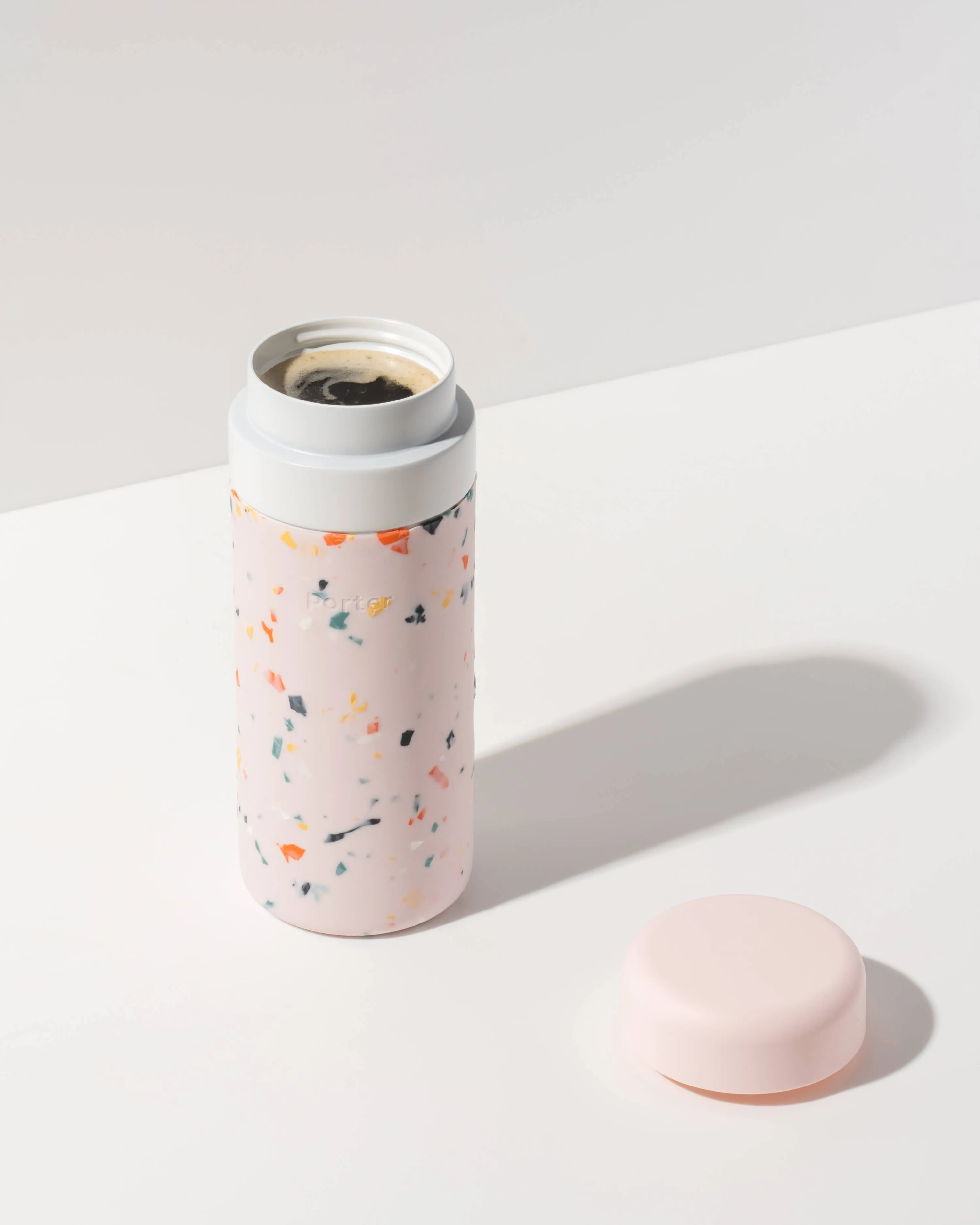 Insulated Ceramic Stainless Steel Coffee & Drink Bottle: Lavender / 16 oz