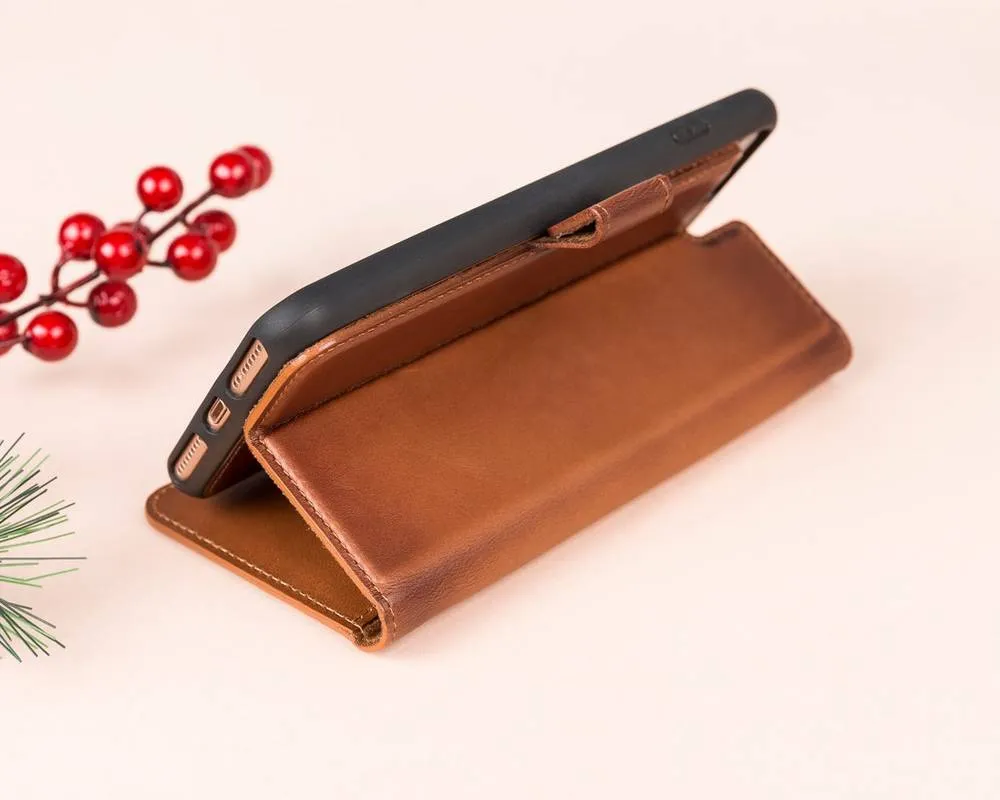 iPhone SE Leather Wallet Case