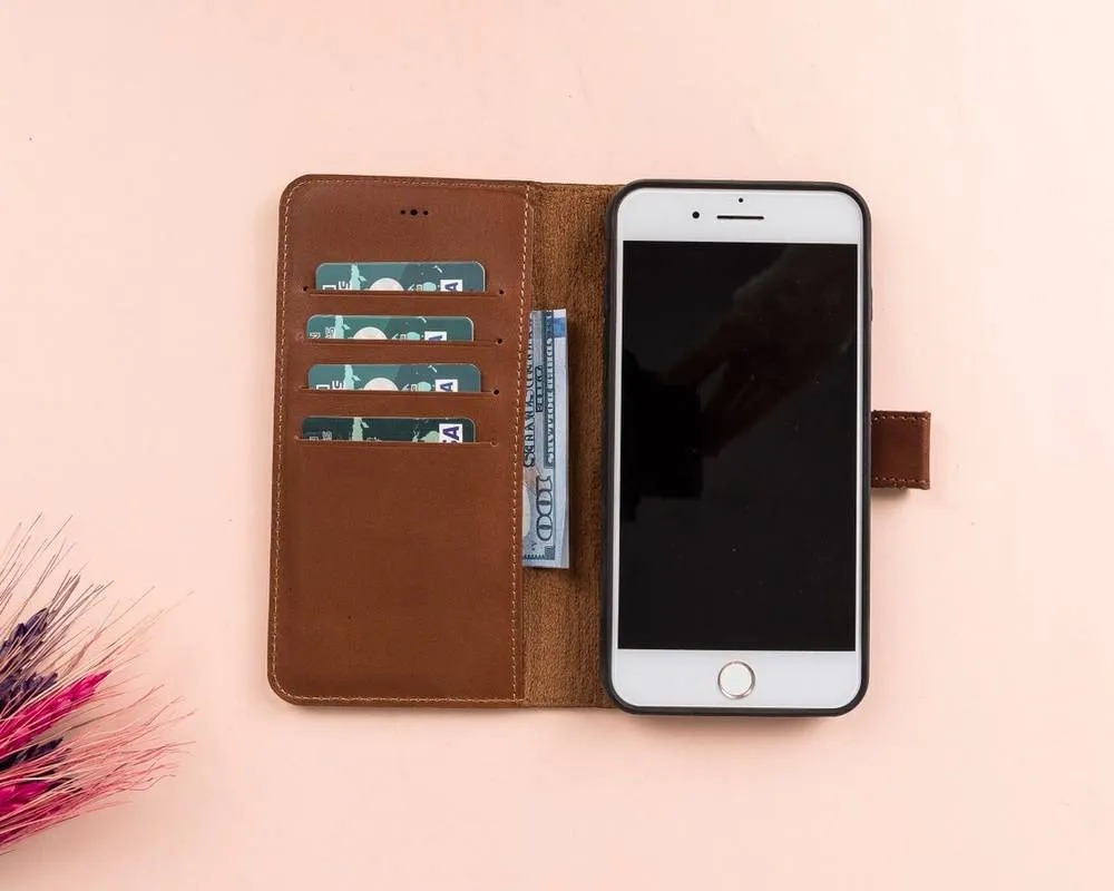 iPhone SE Leather Wallet Case