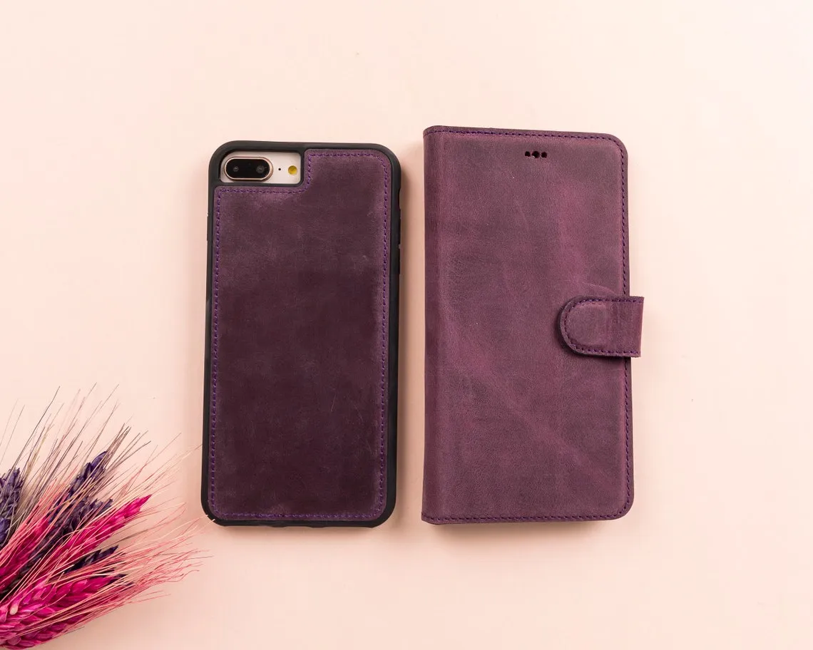 iPhone SE Leather Wallet Case