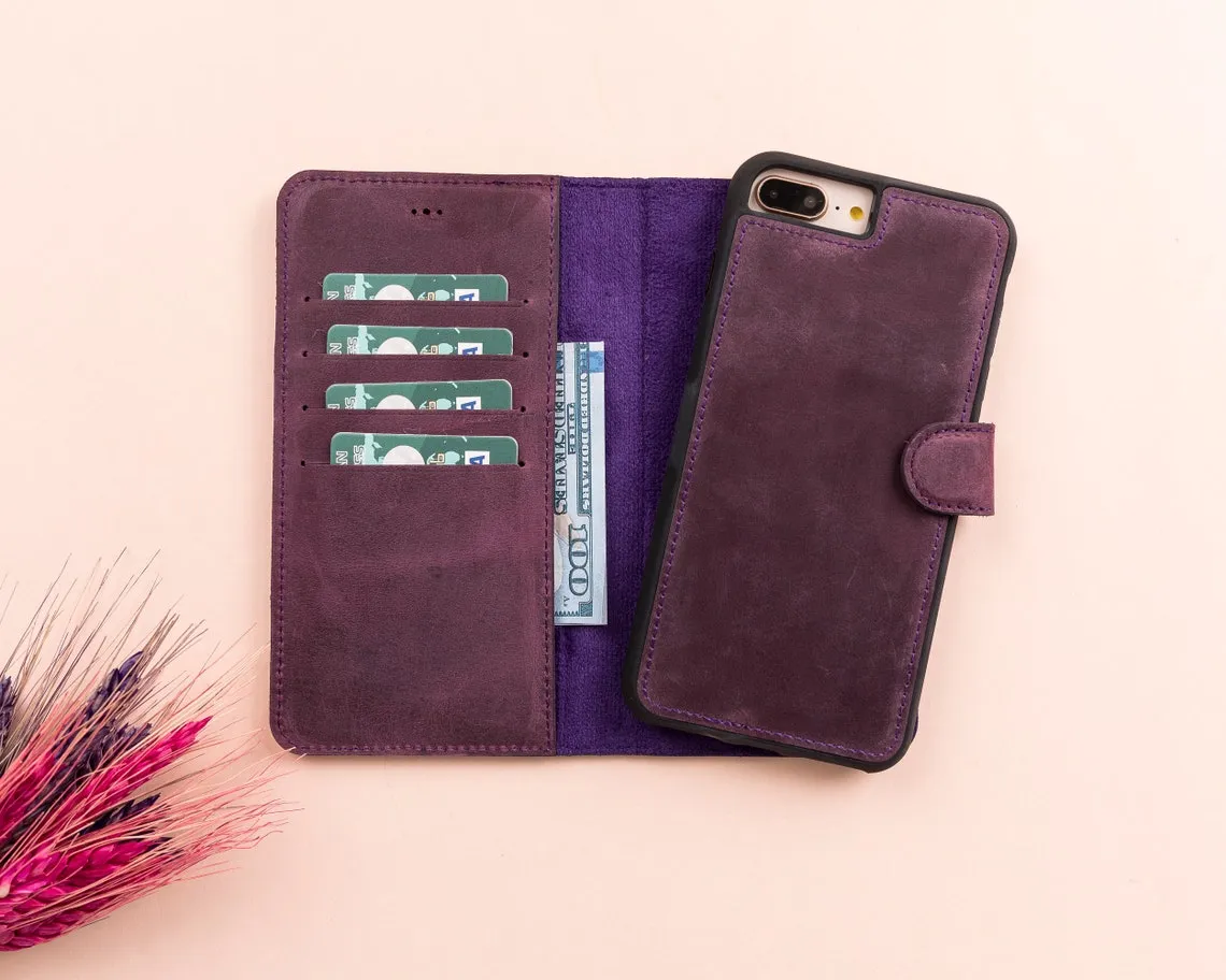 iPhone SE Leather Wallet Case