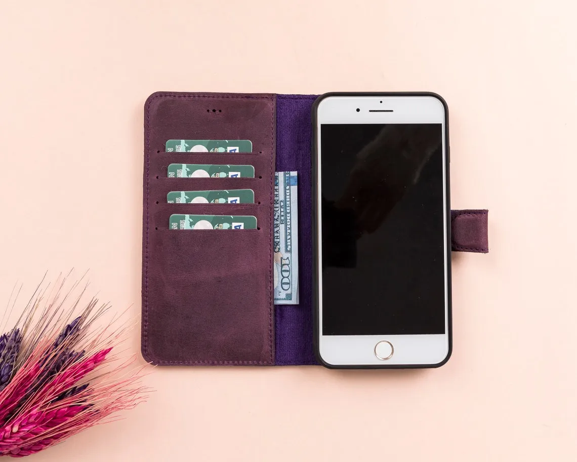 iPhone SE Leather Wallet Case
