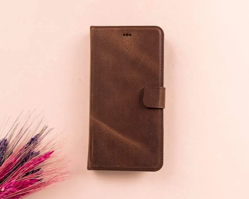 iPhone SE Leather Wallet Case
