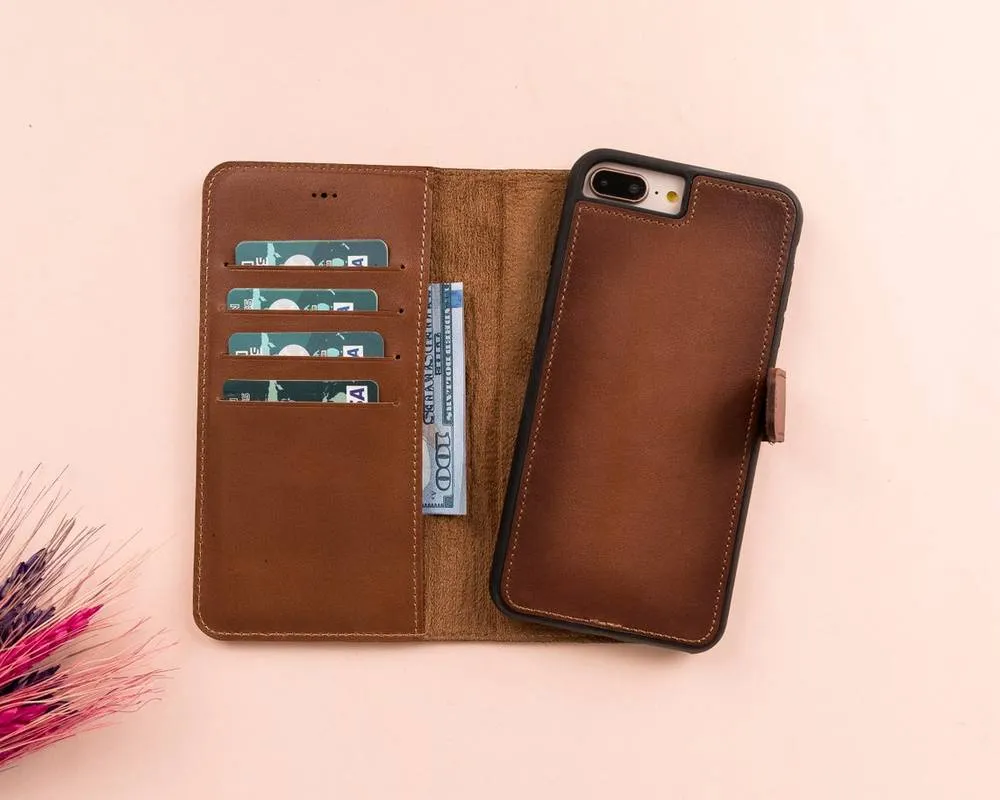 iPhone SE Leather Wallet Case