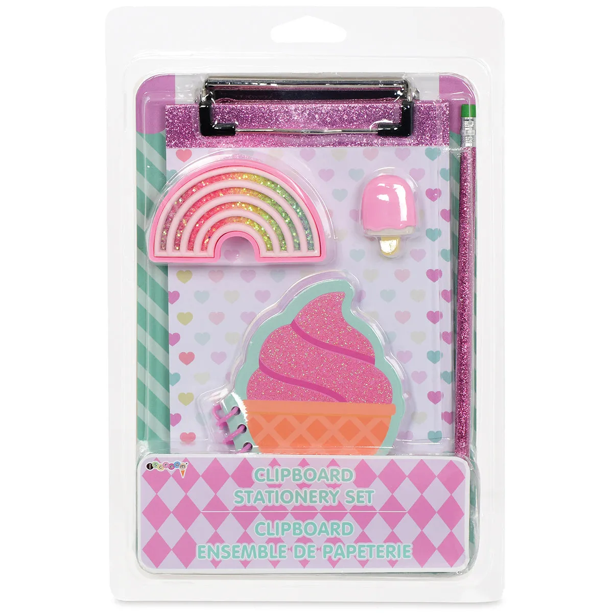 iScream Clipboard Stationery Set