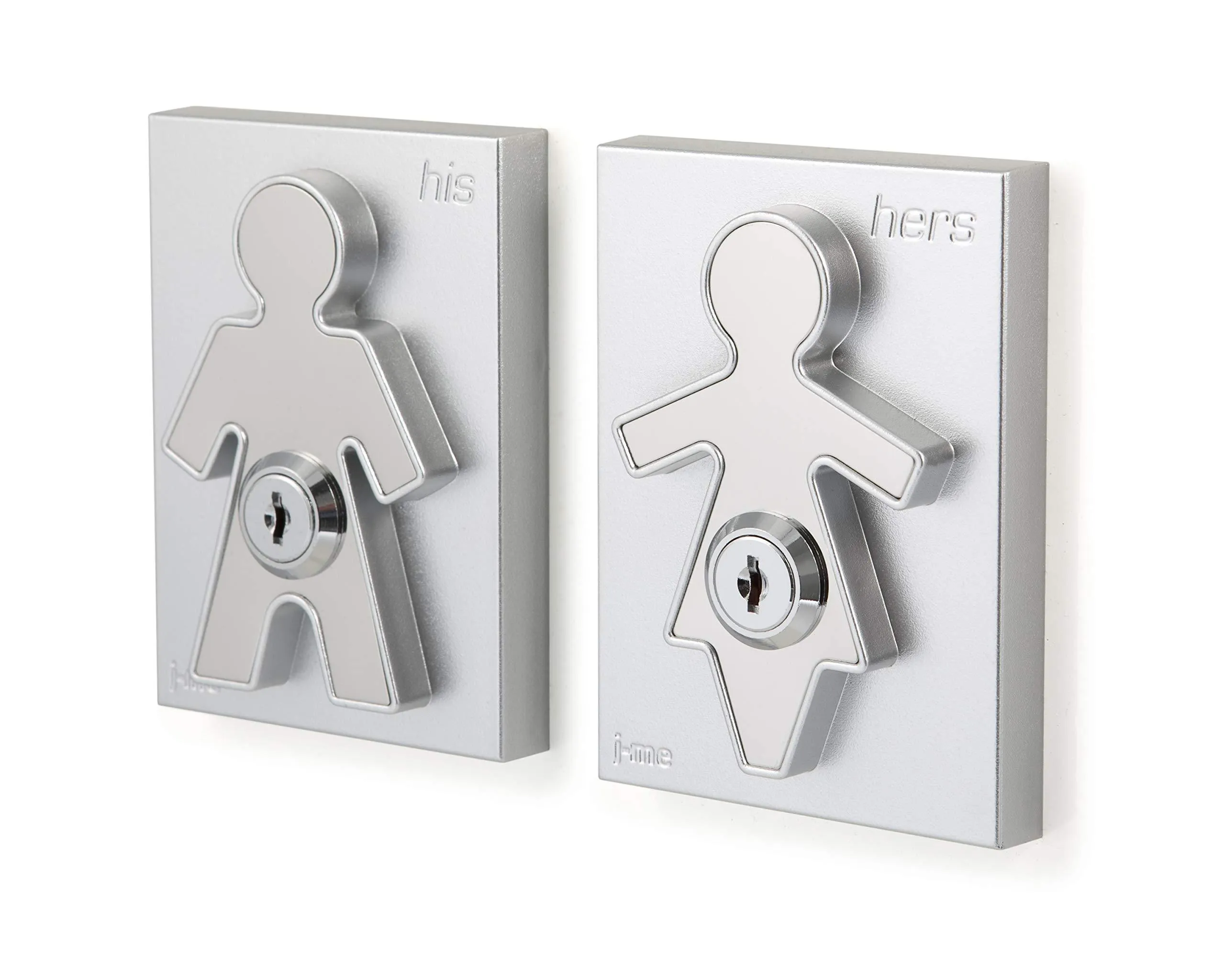 j-me his and Hers keyholders - Wall Mounted Key Organizer Will Ensure You Never Lose Your Keys Again