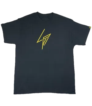 Jagged Logo - Short Sleeve Shirt - Black