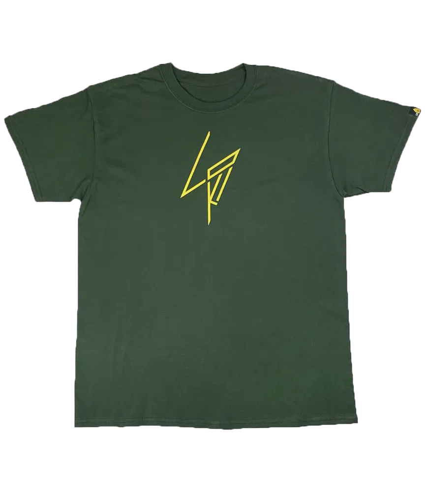 Jagged Logo - Short Sleeve Shirt - Forrest Green