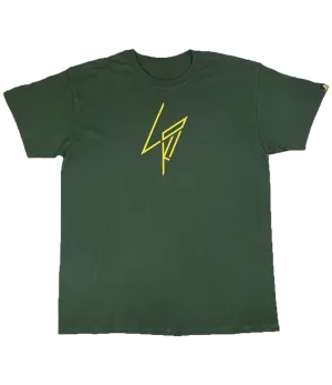 Jagged Logo - Short Sleeve Shirt - Forrest Green