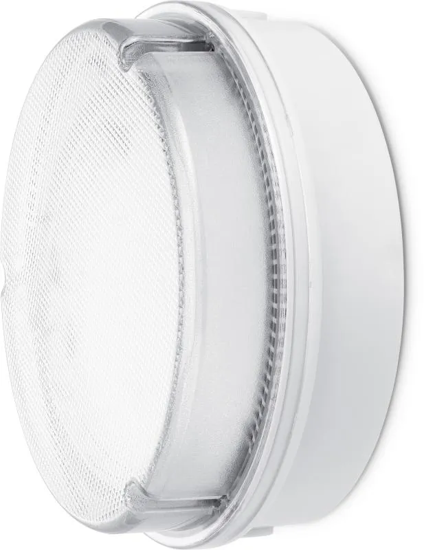 JCC JC23411EMWPR RadiaLED Utility Mains IP65 Ø205mm Bulkhead 12W 4000K 1150lm LED Microwave On/Off Emergency