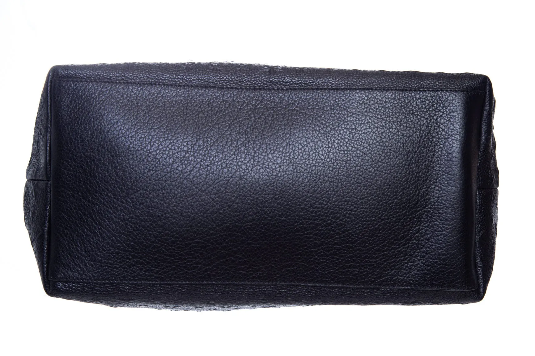 Jimmy Choo Black Leather Star Embossed Tote