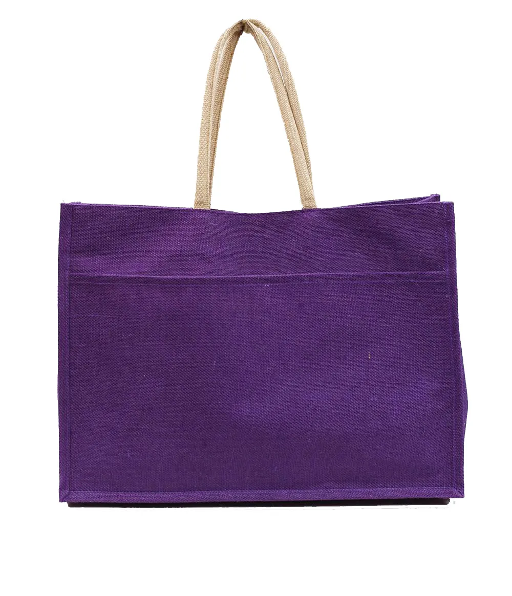 Jute Pocket Tote