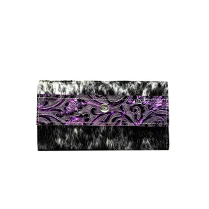 Kacey Wallet - Salt/Pepper w/ Orchid Tool