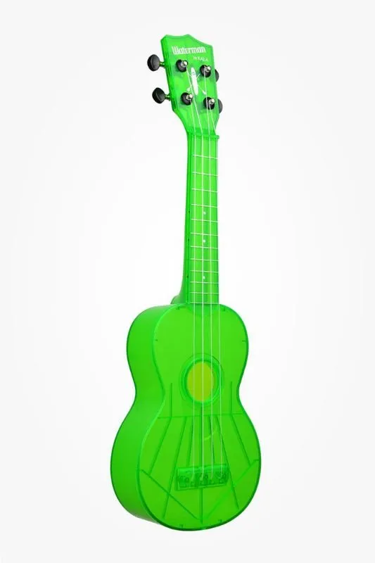 KALA Waterman Fluorescent Sour Apple Green Soprano Ukulele