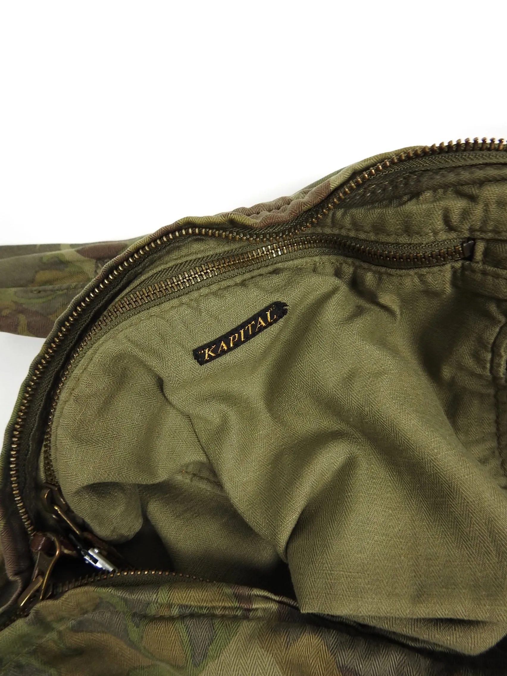 Kapital Camo Shoulder Sling Bag