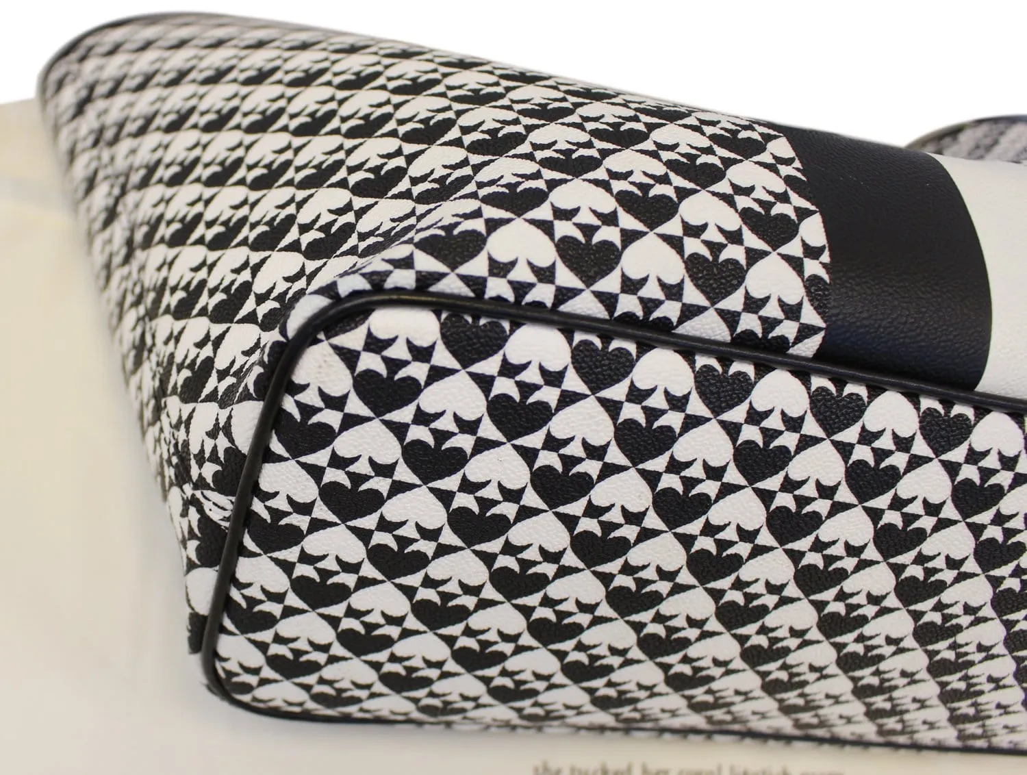 KATE SPADE Penn Place Black/White Tote Shoulder Bag