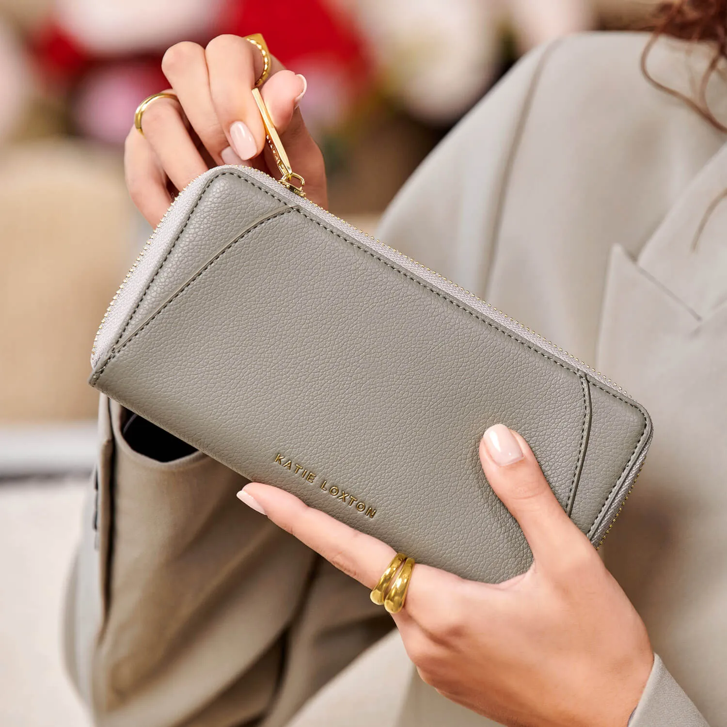 Katie Loxton Hana Purse - Graphite Green