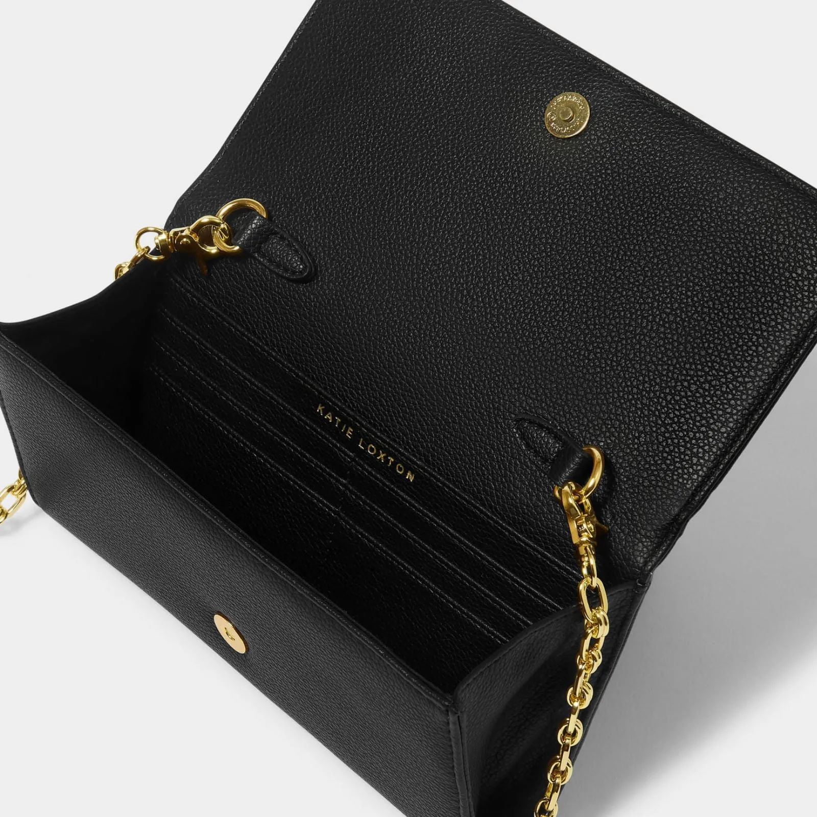 Katie Loxton Rubi Chain Crossbody Purse - Black