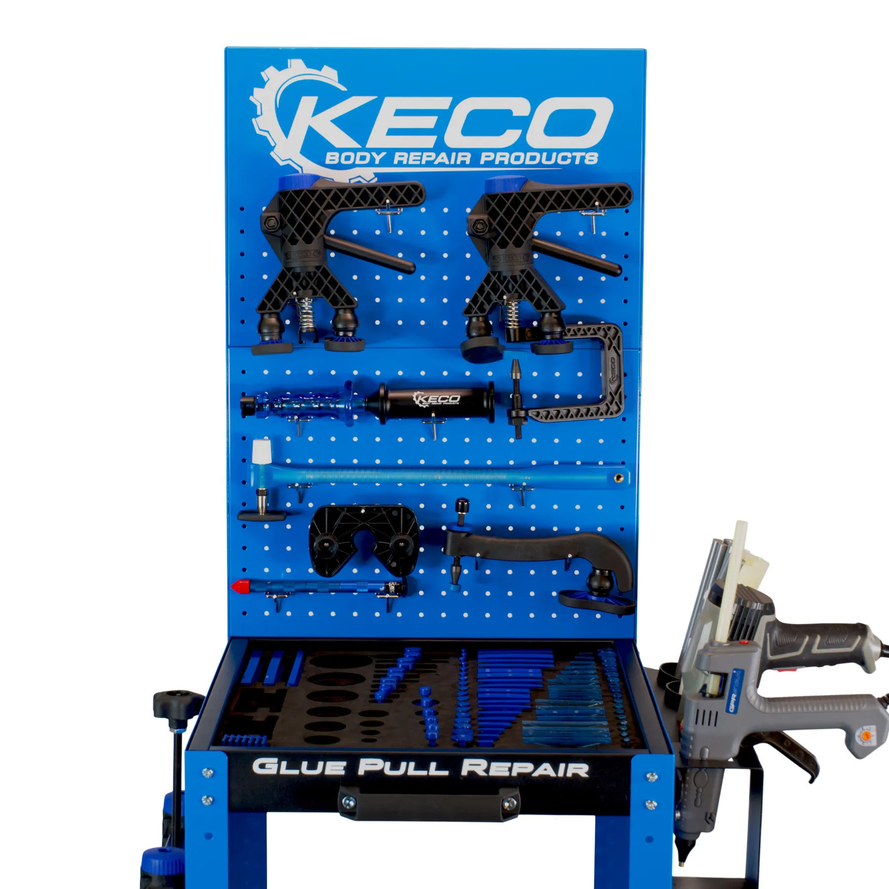 KECO GPR Finish System with Compact Shop Cart