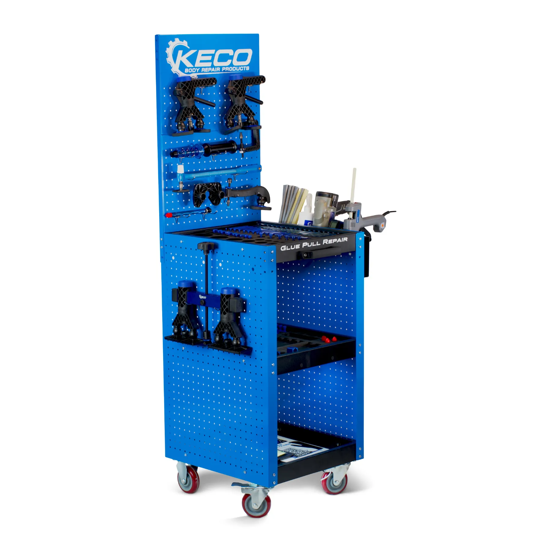 KECO GPR Finish System with Compact Shop Cart