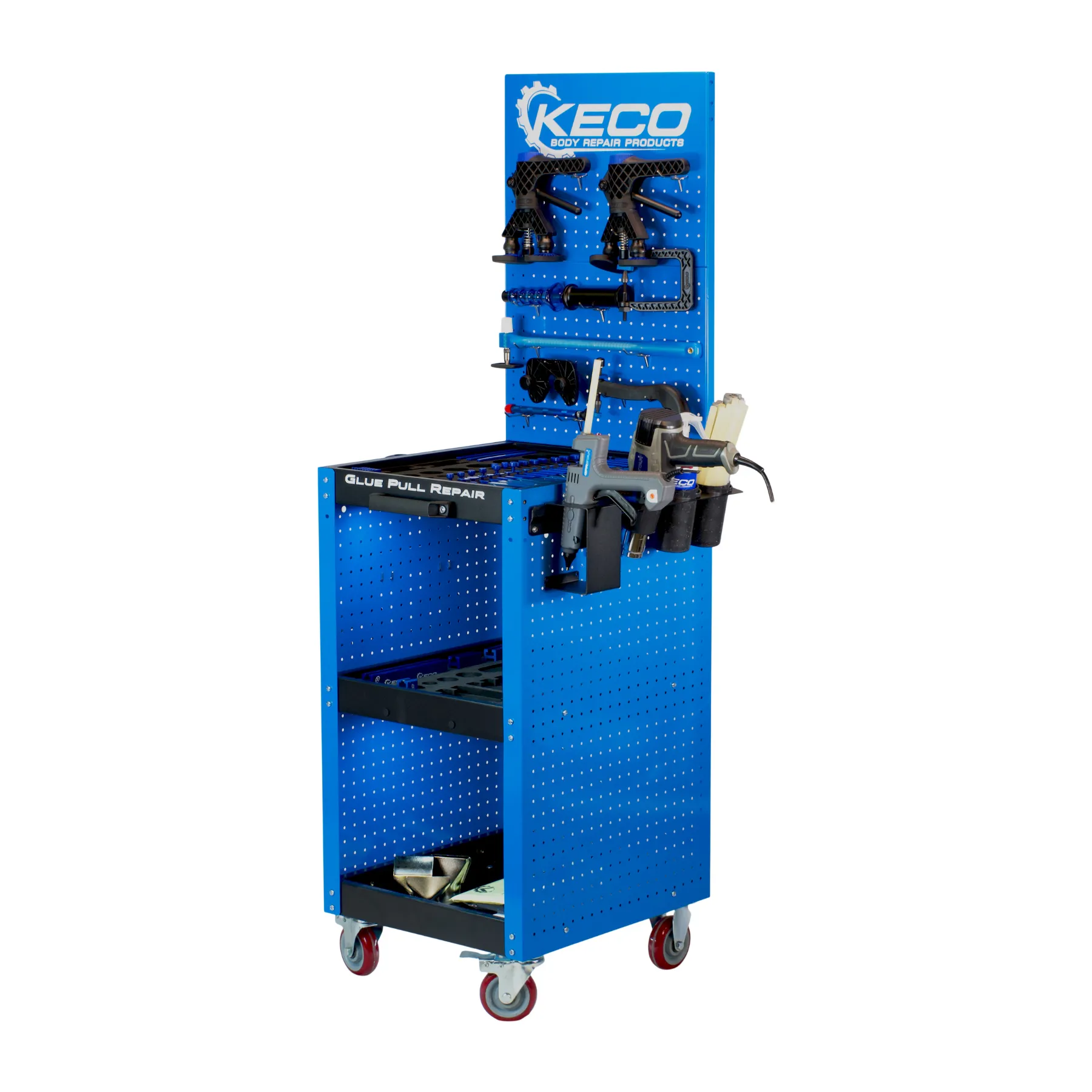 KECO GPR Finish System with Compact Shop Cart