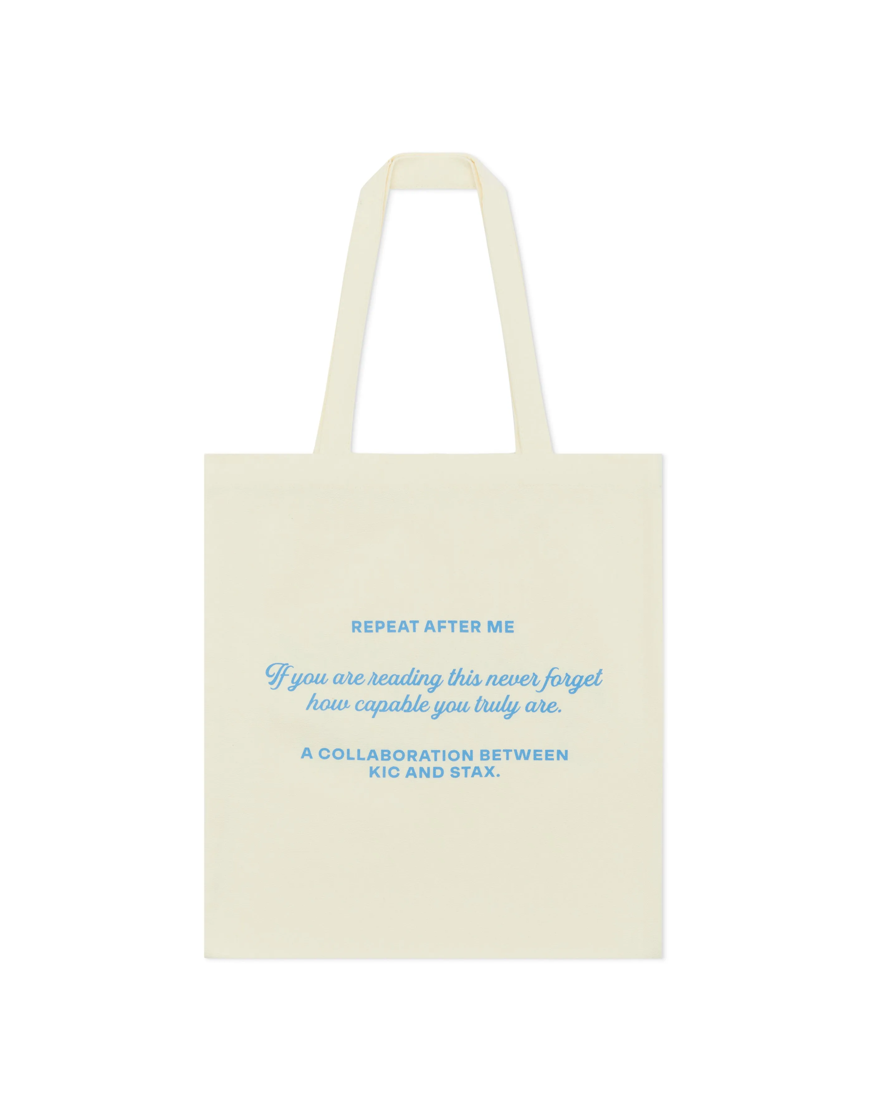 Kic I Will Tote Bag - Cream