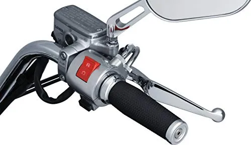 Kuryakyn 5949 Motorcycle Handlebar Accessory: Thresher Grips with End Caps